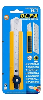 OLFA 25 мм, сегментированное лезвие, трещеточный фиксатор, Нож OL-H-1 - фото 8