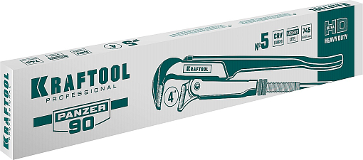 Фото 2 товара Ключ трубный KRAFTOOL PANZER-90 2734-40_z02 №5, прямые губки