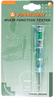 Отвертка индикаторная многофункциональная 110-250V, Jonnesway - фото 3