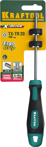 Фото 3 товара Отвертка TX HOLE 20х100 мм, слесарная, Kraftool