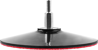 Тарелка опорная для дрели STAYER d=125 мм, на липучке,35740-125 - фото 2