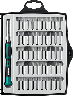 Отвертка Отвёртка для точных работ со сменными битами X-Grand 51 51 предм., Kraftool - фото 2