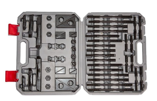 Фото 0 товара Набор клиновых ступенчатых прижимов 58 штук 11,7 мм M10х1,5 закаленный