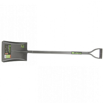 Лопата совковая, 245 х 295 х 1150 мм, цельнометаллическая, Сибртех - фото 1