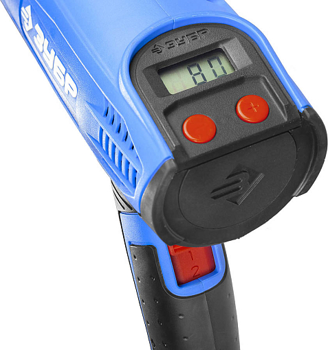 Фото 1 товара Фен технический ФТ-П2000 М2Д Профессионал ЗУБР 2000 Вт, 1 режим: 60°С; 2 режим: 80-600°С