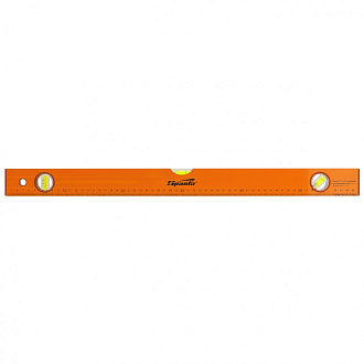 Уровень алюминиевый, 600 мм, 3 глазка, желтый, линейка Sparta - фото 1