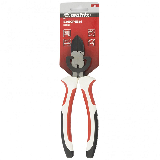 Фото 2 товара Бокорезы Premium, 200 мм, трехкомпонентные рукоятки Matrix