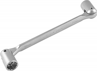 Ключ гаечный карданный, 17х19 мм, THORVIK - фото 2