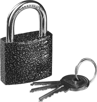 Замок навесной STAYER TOPLock 37160-38 38х33х16 мм, металлический корпус, закаленная дужка - фото 1