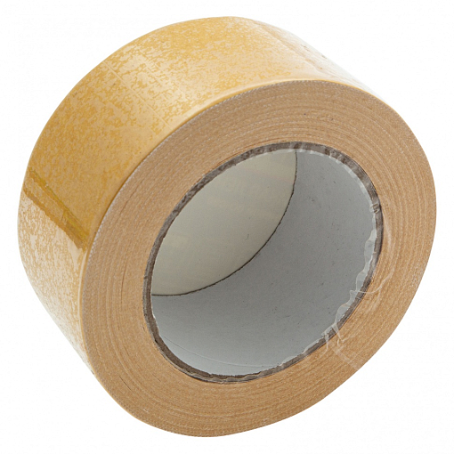 Фото 1 товара Лента клейкая двусторонняя, 50 мм х 25 м, на тканевой основе Сибртех