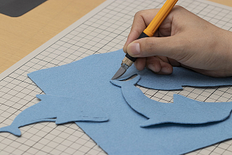 OLFA 6 мм, Нож перовой с профильными лезвиями OL-AK-4 - фото 9