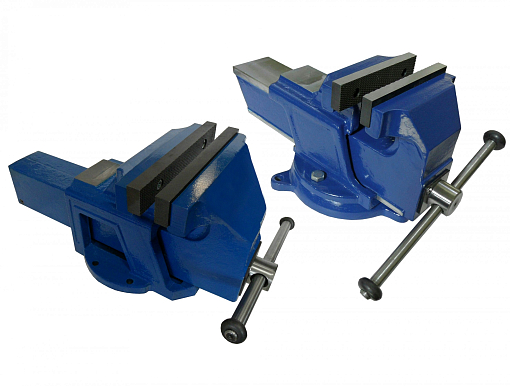 Фото 2 товара Тиски слесарные с наковальней стальные поворотные T-200CM БЗСП