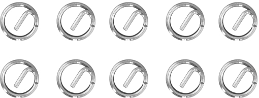 Фото 0 товара Набор вставок резьбовых M12x1.75, 10 предметов, THORVIK