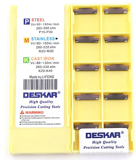MGGN200R-8 LF6018 пластина для отрезки и точения канавок Deskar - фото 4