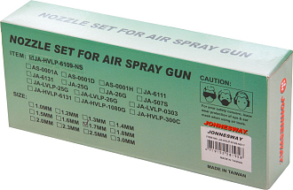 Дюза сменная 1.7 мм для пистолета покрасочного "Краскопульт" JA-HVLP-6109, Jonnesway - фото 3
