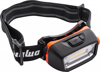 Фонарь светодиодный аккумуляторный, налобный с сенсором и световым пучком 300 Лм, Ombra - фото 2