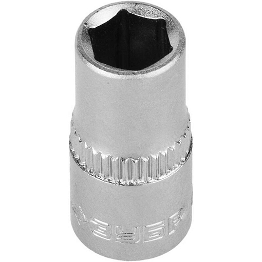 Фото 0 товара Головки торцовые FLANK, 1/4", серия «МАСТЕР» Зубр 27715-07