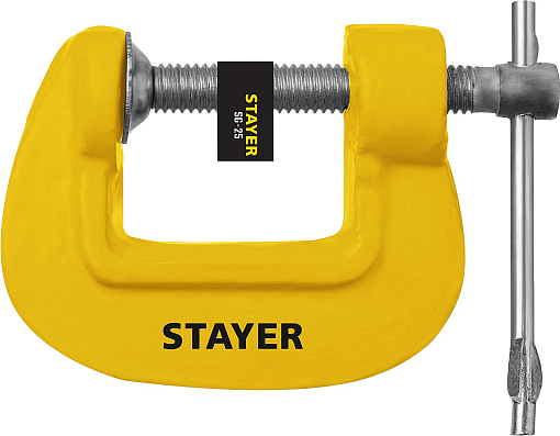 Фото 2 товара STAYER G 25 мм, струбцина 3215-025