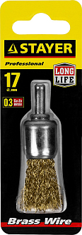 Щетка кистевая для дрели STAYER 17 мм, 35113-17 - фото 2