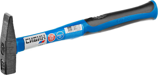 Фото 2 товара Молоток слесарный с фиберглассовой рукояткой СИБИН 100 г, 20047-01