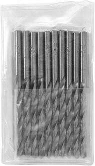 Сверло спиральное по металлу HSS, d4.5 мм, THORVIK - фото 3