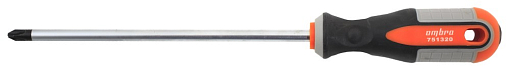 Фото 1 товара Отвертка стержневая крестовая ROUND GRIP, PH3x200 мм, Ombra