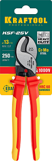 Кабелерез диэлектрический усиленный KSF-25V 23334-25V KRAFTOOL 245 мм, до 16 мм - фото 5
