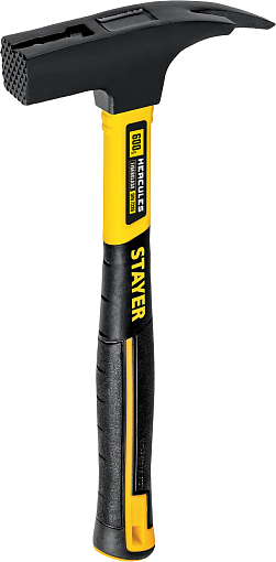 Фото 4 товара STAYER 600 г, Молоток кровельщика с фиберглассовой рукояткой Hercules 20201_z01 Professional