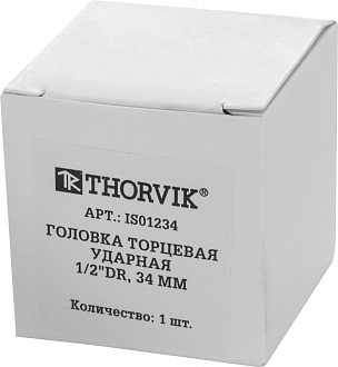 Головка торцевая ударная 1/2"DR, 34 мм, THORVIK - фото 3