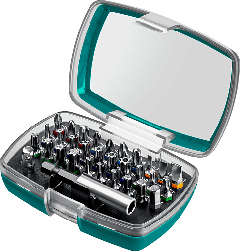 Фото 6 товара Набор бит CLR многофункциональных KRAFTOOL, 26067-H3232 шт, Cr-Mo