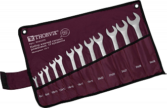 Набор ключей гаечных рожковых серии ARC в сумке, 6-32 мм, 12 предметов, THORVIK - фото 3