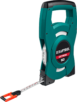 Стальная мерная лента KRAFTOOL EXTREM 34185-50 50 м, геодезическая - фото 2