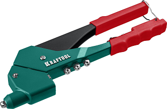 Заклепочник 31176-H6_z01 KRAFTOOL заклепки 2.4-4.8 мм - алюминий и сталь, 2.4-4.0 мм - нерж. сталь, в боксе, с набором - фото 3