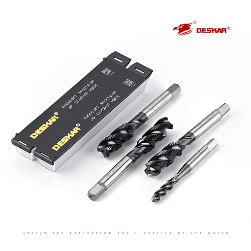 Фото 3 товара Метчик М 12х1.75 6H HSS-E TiCN винт. гл. DIN376 Deskar