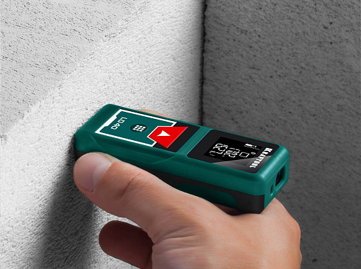 Фото 5 товара Лазерный дальномер KRAFTOOL LD-40 34763 дальность 5 см - 40 м, точность 1,5 мм