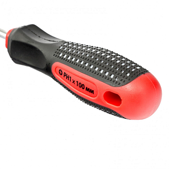Отвертка Fusion, PH1 х 100 мм, CrV, трехкомп. рукоятка "Anti slip" Matrix - фото 3