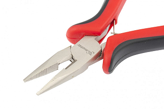 Длинногубцы прямые Mini, 130 мм, никелированные, авторазжим, Matrix - фото 2