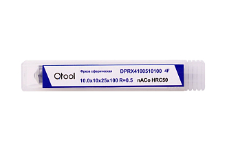 Фреза радиусная 2,0х4х6х50 R=0,3 z=4 nACo Qtool - фото 2