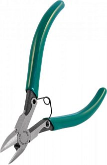 Бокорезы с плоской пружиной и ПВХ рукоятками, мини, 125 мм, Jonnesway - фото 2