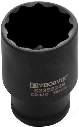 Фото 3 товара Головка торцевая ударная глубокая 12-гранная 1/2"DR, 30 мм, THORVIK