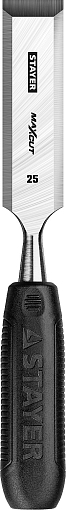 Фото 0 товара Стамеска STAYER 25 мм, с плоской пластмассовой ручкой, 1820-25_z01