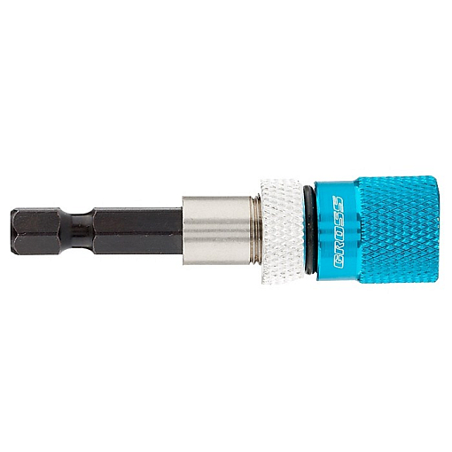 Фото 1 товара Адаптер для бит с ограничителем и двойным магн., 1/4 Gross