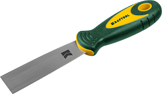 Шпательная лопатка KRAFTOOL 32 мм 10035-030, нержавеющее полотно, двухкомпонентная рукоятка - фото 1