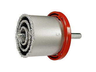 Набор коронок по керамической плитке, 33-53-67-73 мм, шестигранный хвостовик Matrix - фото 1