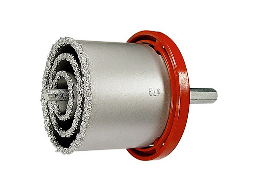 Фото 0 товара Набор коронок по керамической плитке, 33-53-67-73 мм, шестигранный хвостовик Matrix