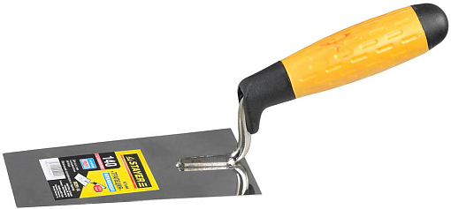 Фото 0 товара Кельма «Трапеция» STAYER 140 мм, нержавеющее полотно, 2-х компонентная ручка, 08291-14