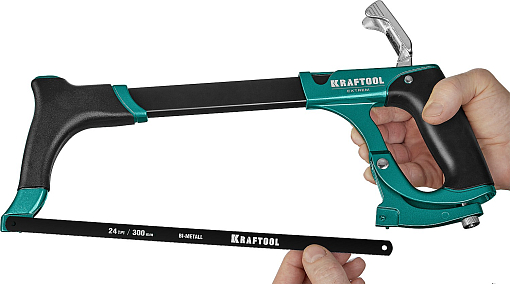 Фото 3 товара Ножовка по металлу Extrem 15802_z02 KRAFTOOL 300 мм, 230 кгс