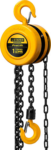 Фото 0 товара Таль ручная цепная шестеренная STAYER 1 т, 2,5 м, ProLift 4308-1_z01