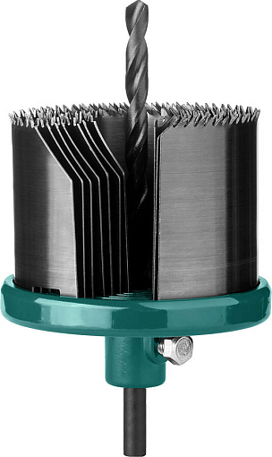 Фото 2 товара Пила наборная по дереву 29580-H7-42KRAFTOOL 25-32-38-45-50-56-62мм, 7шт., сегментная