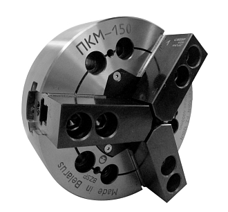 Патрон токарный 3-х кулачковый клиновой механизированный ПКМ-150 БЗСП - фото 1